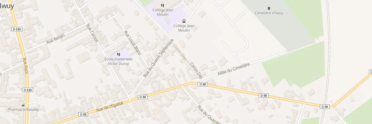 Plan du 63 Rue de l’Egalite à Iwuy