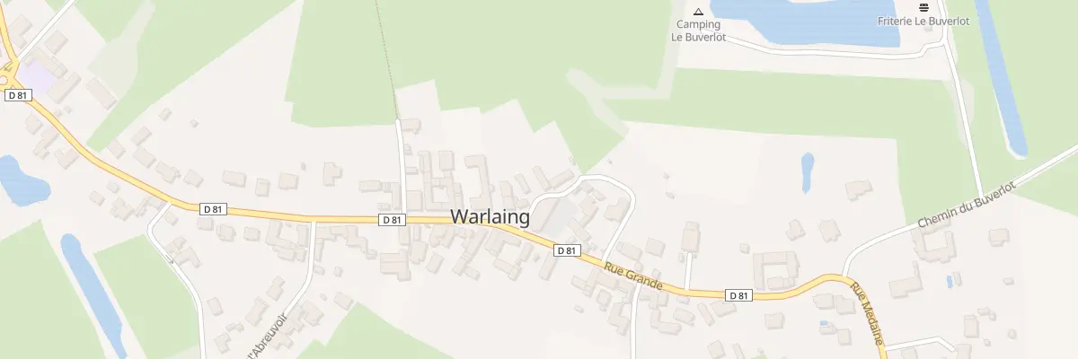 Plan du 25 Rue Contour de l’Eglise à Warlaing