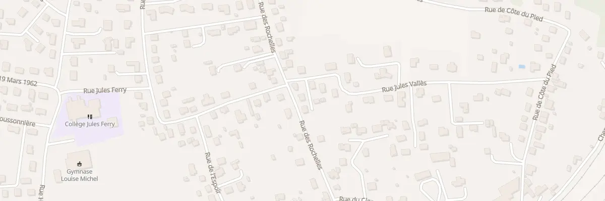 Plan du 10 Rue des Rochelles à Brassac-les-Mines