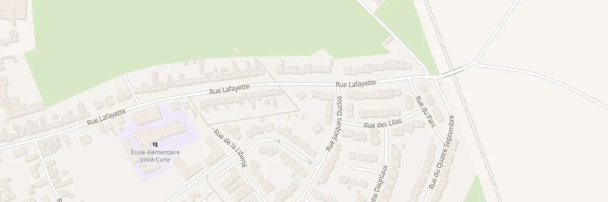 Plan du 40 Rue Lafayette à Iwuy