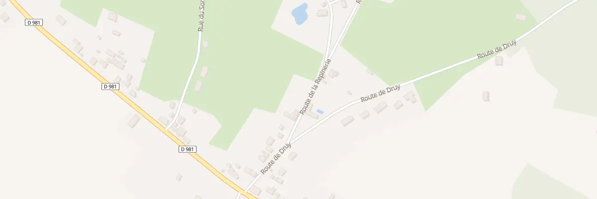 Plan du 1 Rte de la Repinerie à Béard