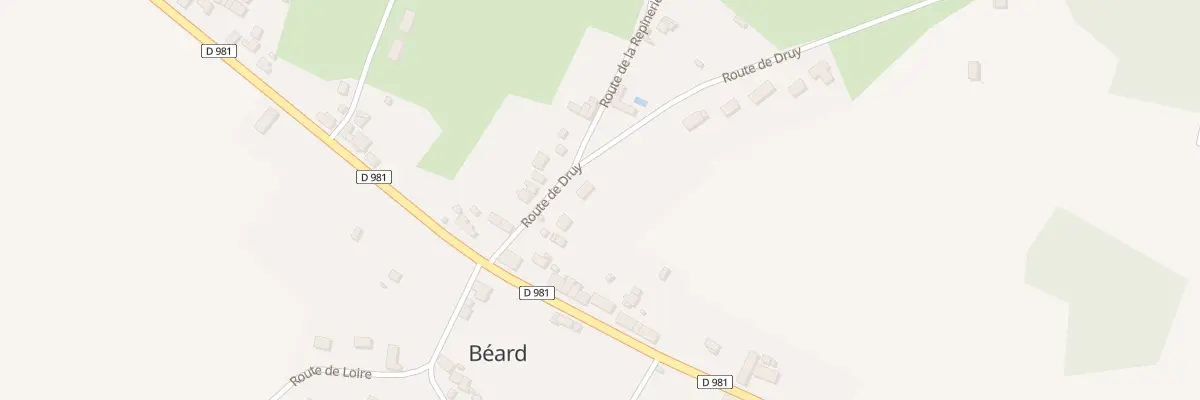 Plan du 6 Rte de Druy à Béard