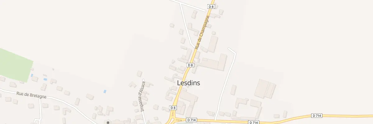 Plan du 17 Rue de Champagne à Lesdins