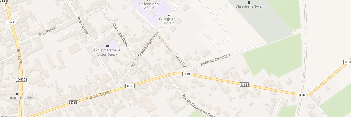 Plan du 59 Rue de l’Egalite à Iwuy