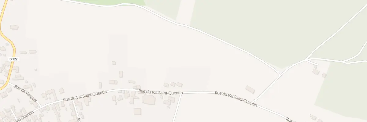 Plan du 45F Rue du Val St Quentin à Armeau