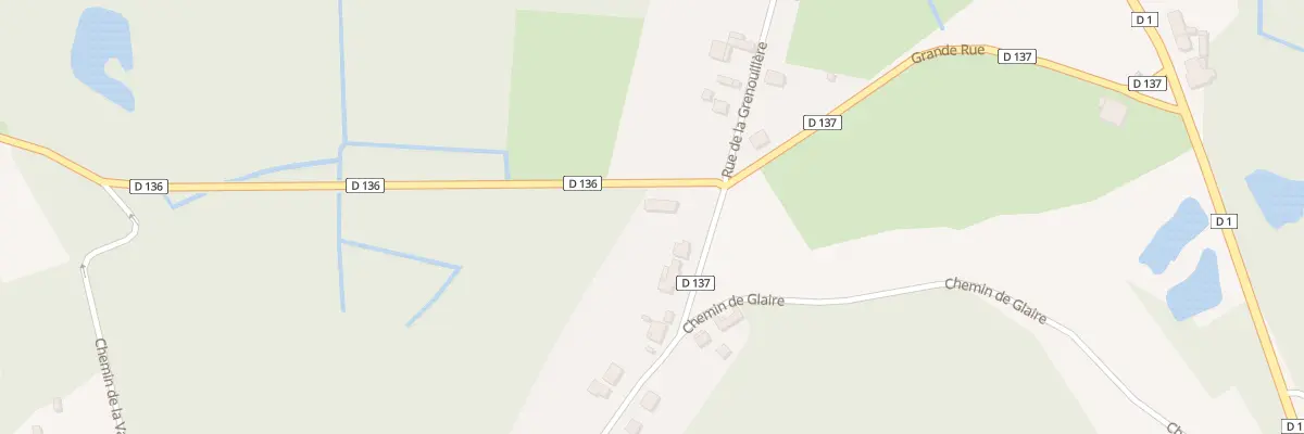 Plan du 1 Rue de la Vallée à Crécy-au-Mont