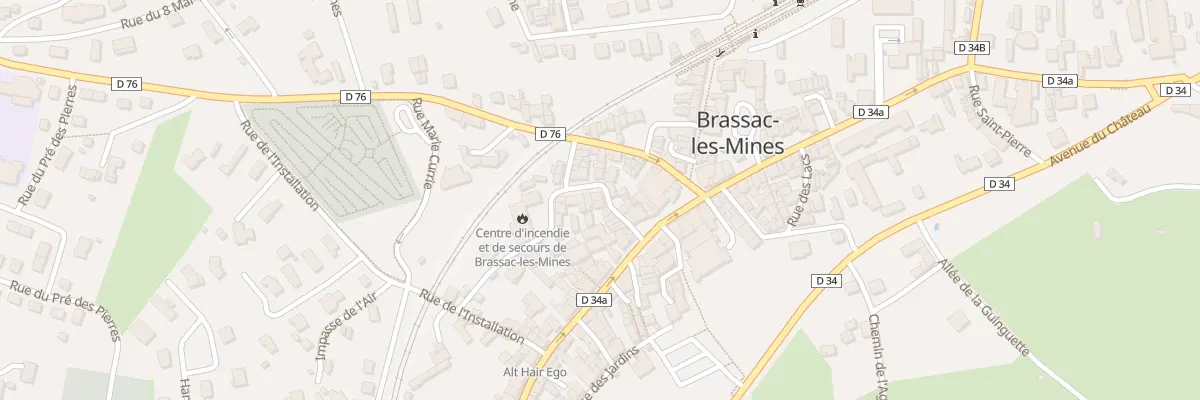 Plan du 1 Pl du Sauvage à Brassac-les-Mines
