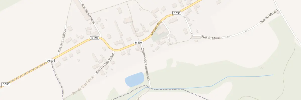 Plan du 16 Gr Gde Rue à Coucy-la-Ville