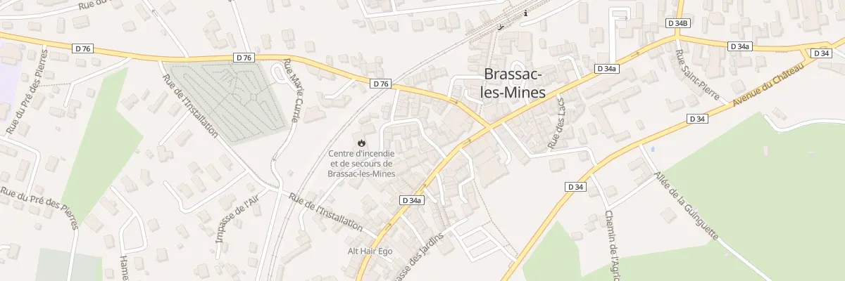 Plan du 9 Rue des Passementiers à Brassac-les-Mines