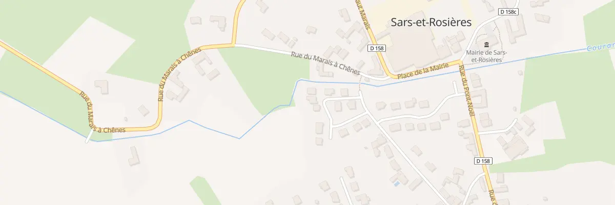 Plan du 13 Rue du Perroquet Rs Petit Pont à Sars-et-Rosières