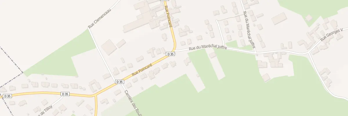Plan du 39 Rue Poincare à Brillon