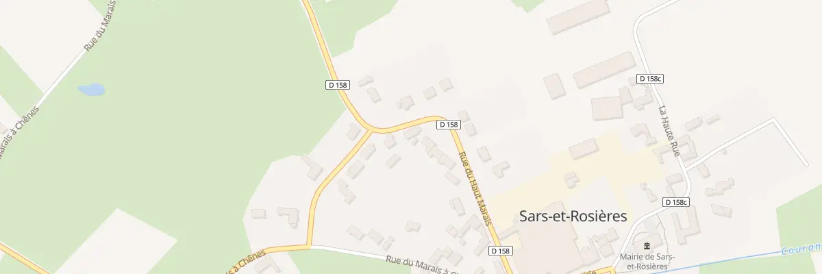Plan du 17 Rue du Haut Marais à Sars-et-Rosières
