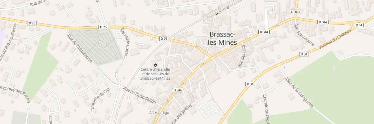 Plan du 2 Rue des Passementiers à Brassac-les-Mines