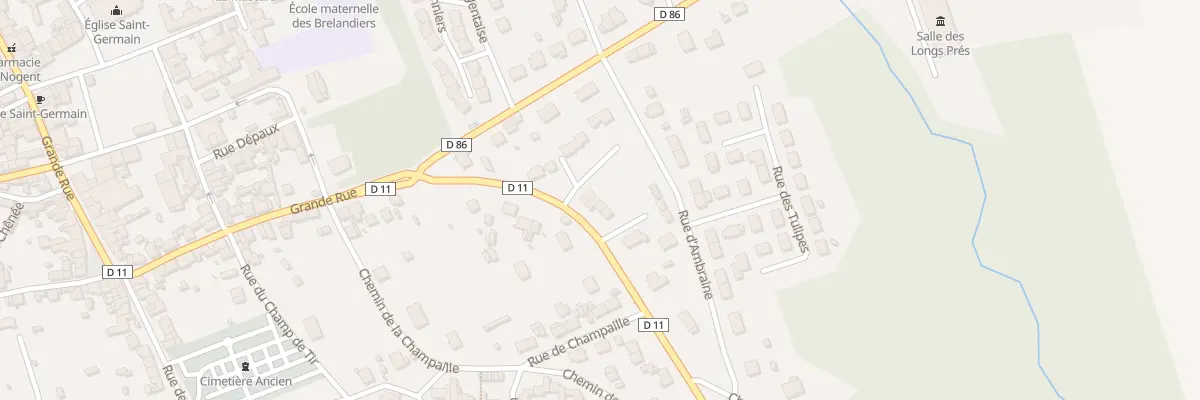 Plan du 9 Rte de Rebais à Nogent-l’Artaud