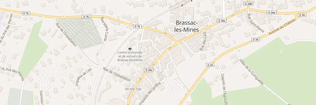 Plan du 18 Pl La Liberte et F. Mitterand à Brassac-les-Mines