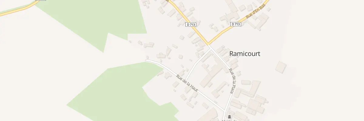 Plan du 2B Rue de La-haut à Ramicourt