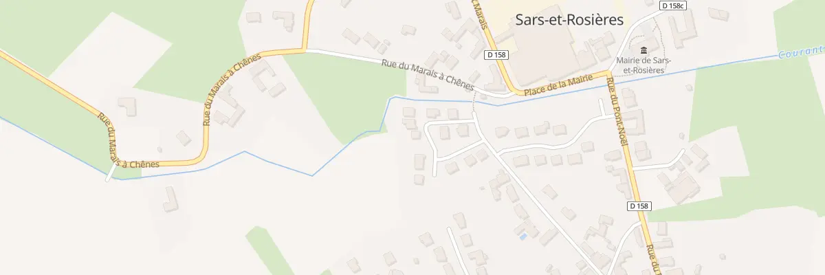 Plan du 11 Rue du Perroquet Rs Petit Pont à Sars-et-Rosières