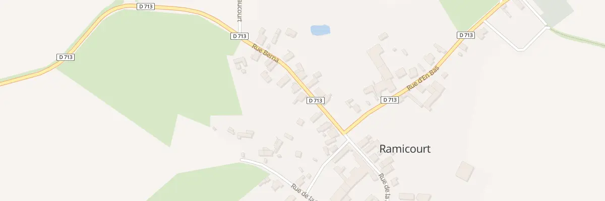 Plan du 9 Rue Berna à Ramicourt