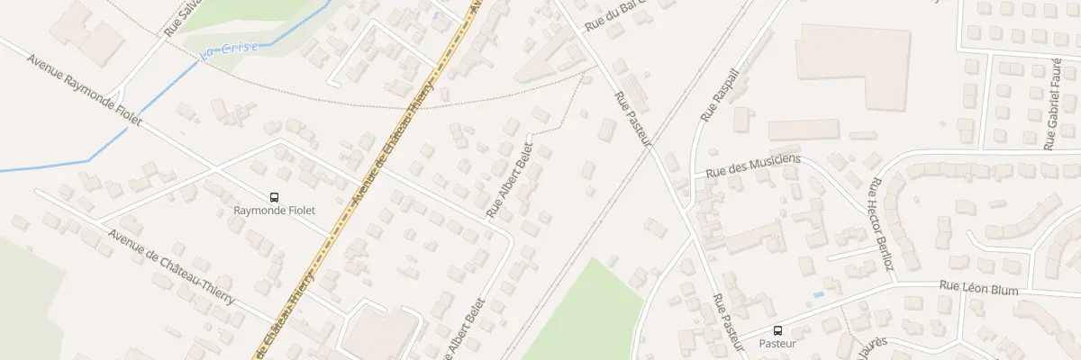 Plan du 16 Rue Albert Belet à Belleu