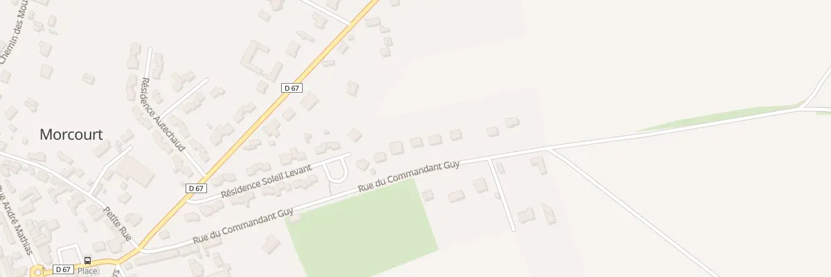 Plan du 9 Rue du Cdt Guy à Morcourt