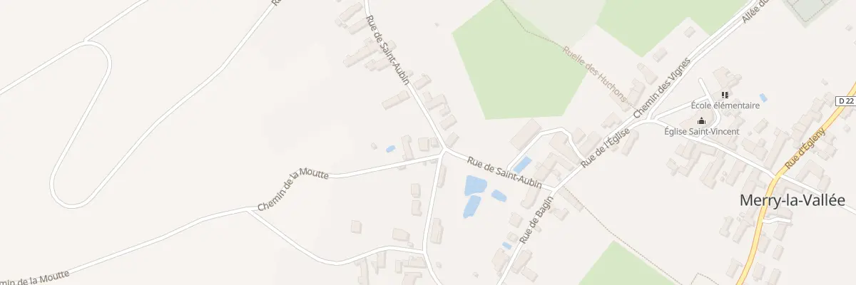 Plan du 2 Chem de le Petite Mouotte à Merry-la-Vallée