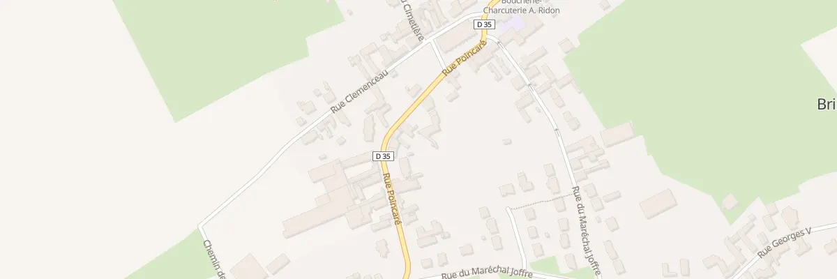 Plan du 19 Rue Poincare à Brillon
