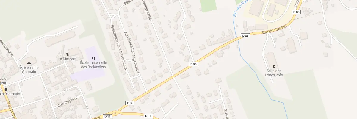 Plan du 3 Rue du Crochet à Nogent-l’Artaud