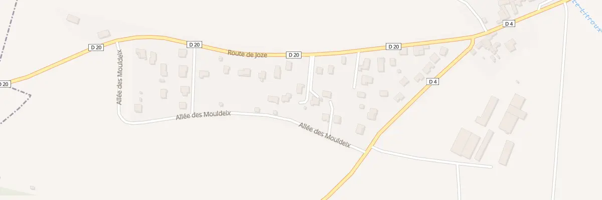 Plan du 27 Rte de Joze à Culhat