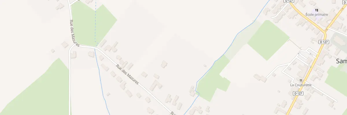 Plan du 380 Rue des Mazures à Saméon