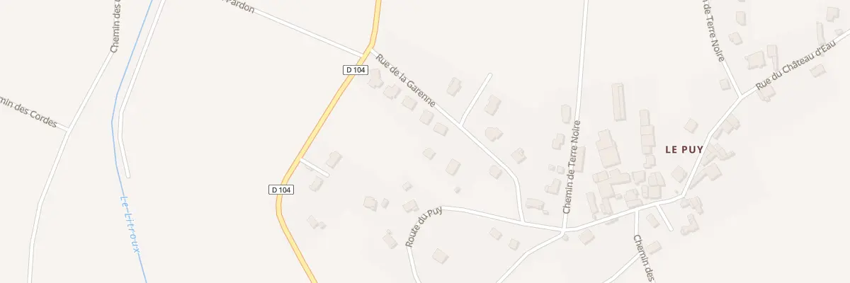 Plan du 9 La Garenne à Lempty