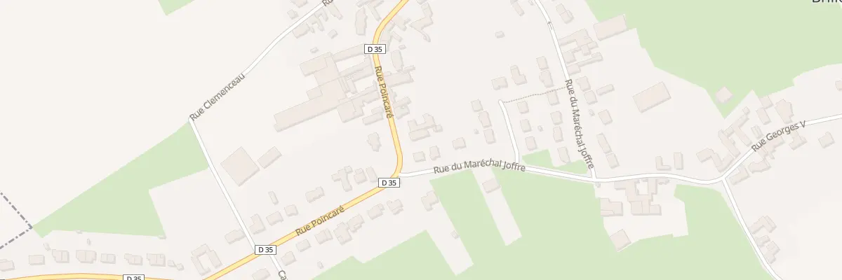 Plan du 35 Rue Poincare à Brillon