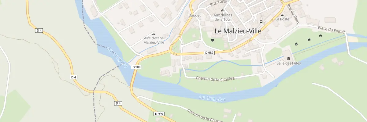 Plan du 2 Bd Général Brun de Villeret au Malzieu-Ville