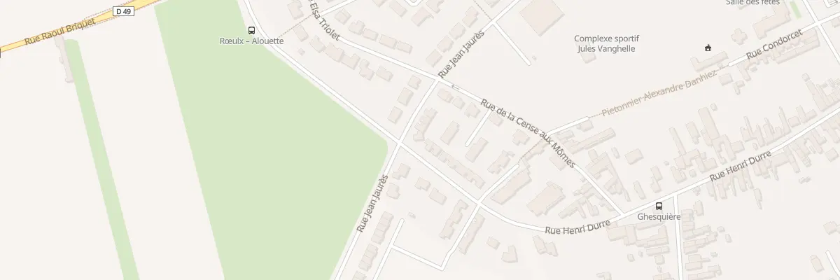 Plan du 135 Rue Jean Jaurès à Rœulx