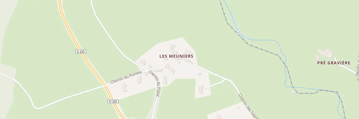 Plan du 5901 Les Meuniers à Manglieu