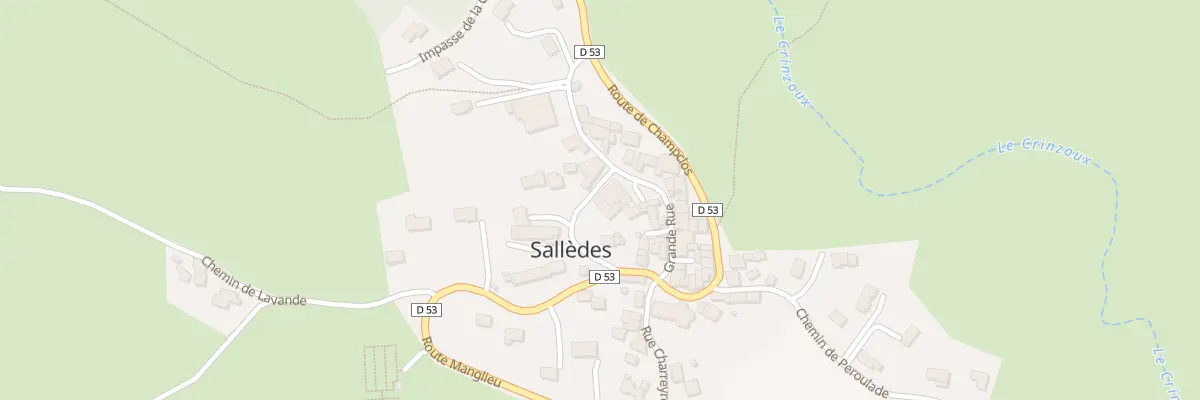 Plan du 6 Che de Montlou à Sallèdes
