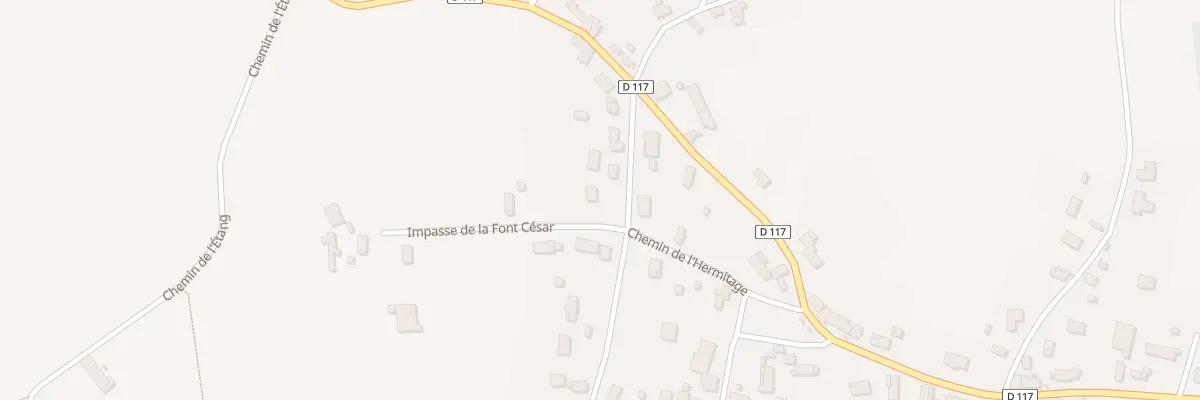 Plan du 10 Che du Pompierre à Serbannes