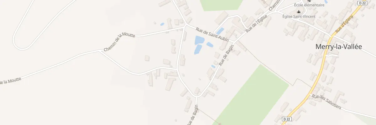 Plan du 6 Rue de Bagin à Merry-la-Vallée