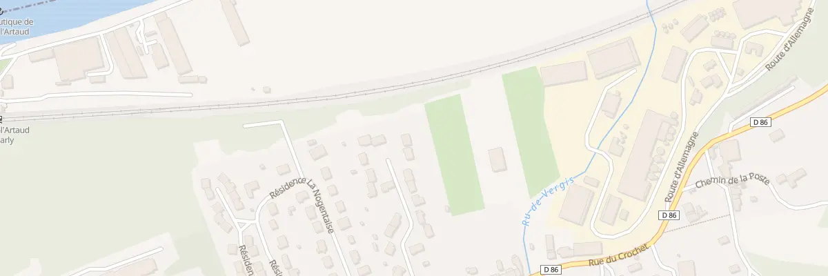 Plan du 16 Rue du Champ du Voisin à Nogent-l’Artaud