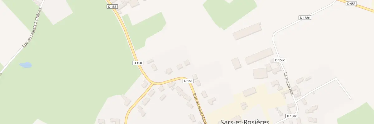 Plan du 16B Rue du Haut Marais à Sars-et-Rosières