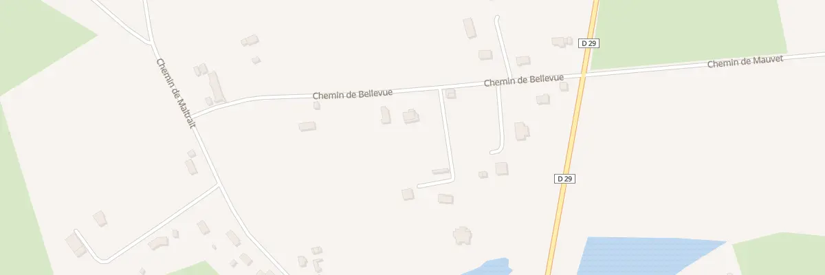 Plan du 12 Che de Bellevue à Avermes