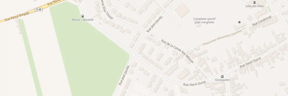 Plan du 131 Rue Jean Jaurès à Rœulx