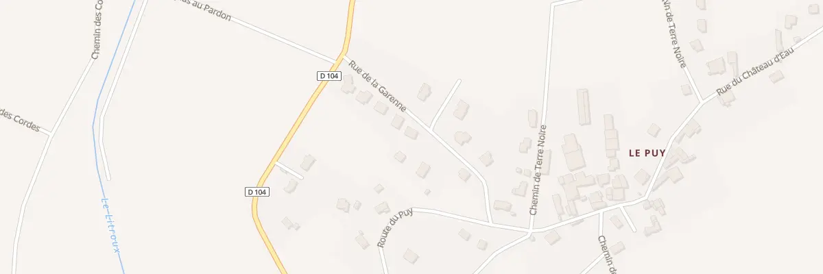 Plan du 7 Rue de la Garenne à Lempty