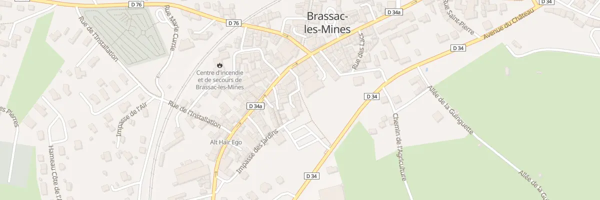 Plan du 3 Rue de la Gaite à Brassac-les-Mines