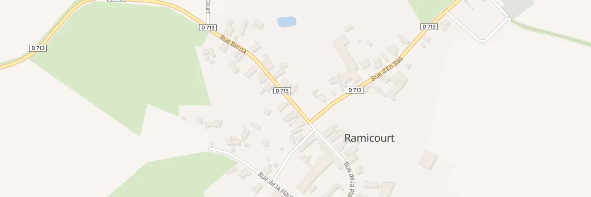 Plan du 2 Rue Berna à Ramicourt