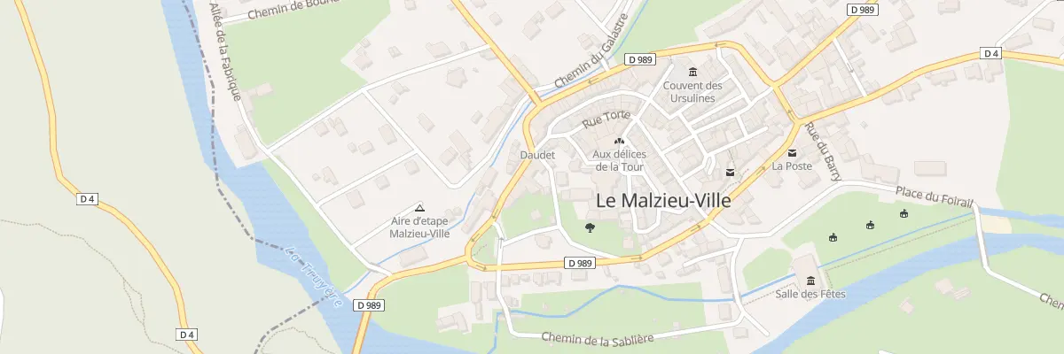 Plan du 65 Bd du Gal d’Aurelle Paladines au Malzieu-Ville