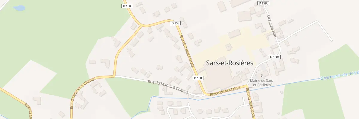 Plan du 9 Rue du Haut Marais à Sars-et-Rosières
