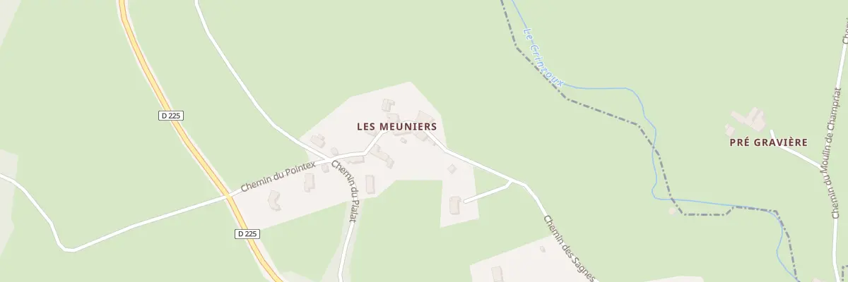 Plan du 102 Les Meuniers à Manglieu