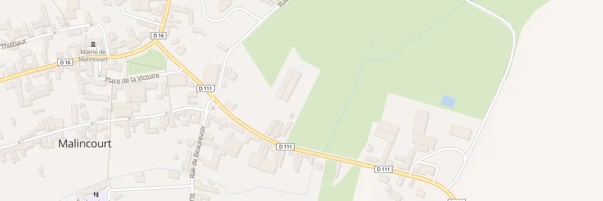 Plan du 9 Rue d’Hordain à Malincourt