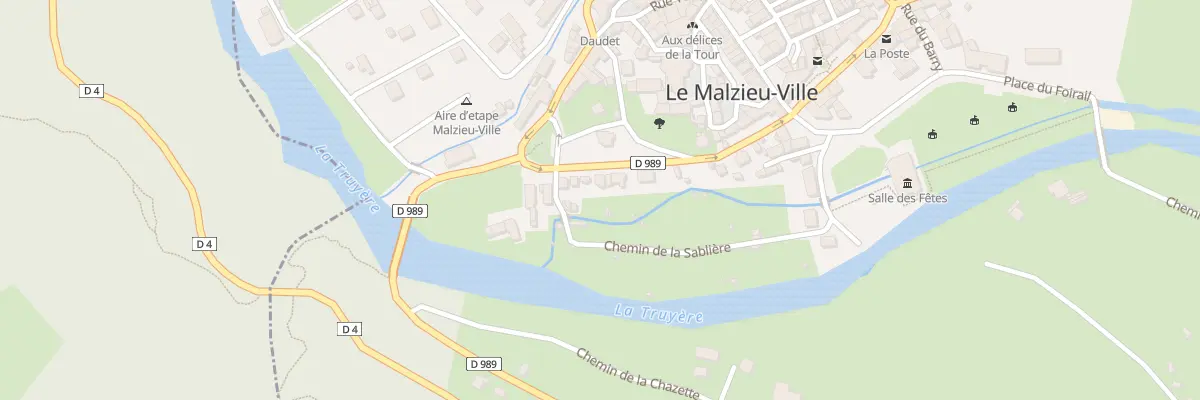 Plan du 36 Bd Général Brun de Villeret au Malzieu-Ville