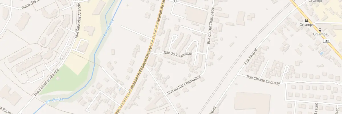 Plan du 3 Rue du Tourbillon à Belleu